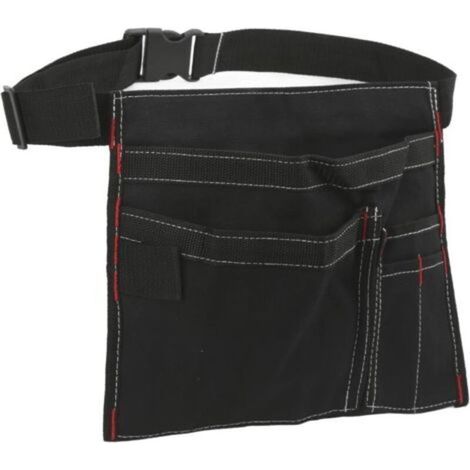 Pochette Ceinture à Outils Simple Face, Tablier de Travail en Toile 6 Poches avec Sangle réglable, Ceinture à Outils pour mécanicien, Charpentier, Jardinier, Bricoleur
