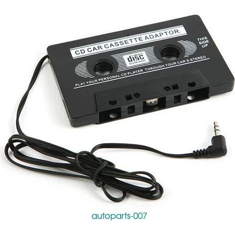 Adaptateur universel pour lecteur CD/cassette MP3 audio, convertisseur audio 3,5 mm vers entrée AUX pour smartphone, livraison directe.