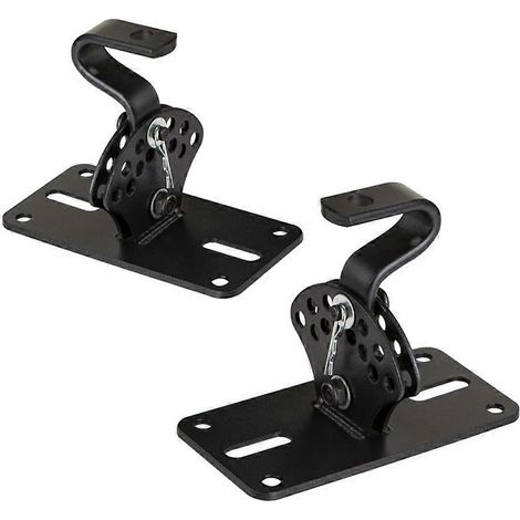 2 Pièces Enceinte Support Mural Support Screw Pendant Support Support Enceinte Ceiling Rack Surround KTV Hanger Rings (1/5)
