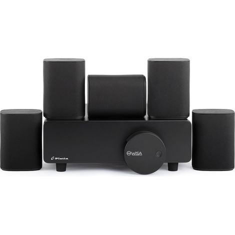 Kompaktes Wireless-Home-Cinema-System 5.1 Milan, WiSA-Audio mit geringer Latenz, Schwarz (1/5)