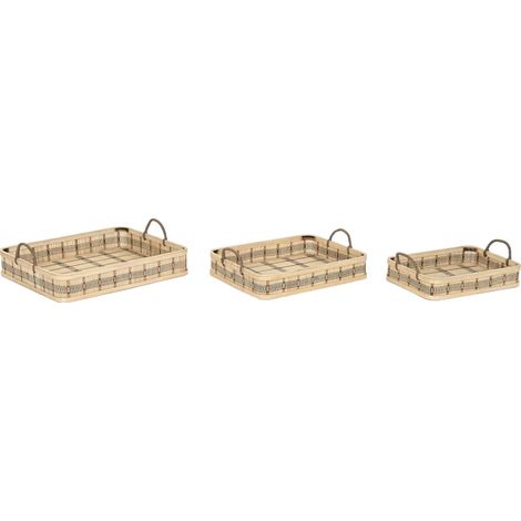 Bandeja Set 3 Bambu 54X43X9 Asa Natural BD203085 (1/4)