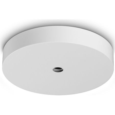 Ideal Lux Plafoniera moderna Mapa 1 luce E27 bianca alluminio vetro