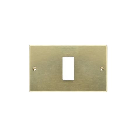 Placca in alluminio tipo magic ad 1 posto (1/4)