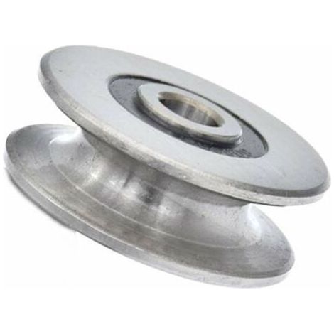 Poulie en acier inoxydable 250 kg – Rainure en U profonde 8 mm – Diamètre intérieur 40 mm – Pour systèmes de câbles industriels (1/5)