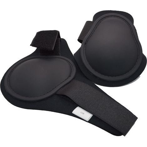 Cob, Nero: Paranocche imbottite con neoprene e chiusura a strappo per cavalli