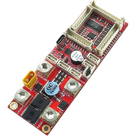 Carte de protection de batterie 24S 70A, carte intégrée intelligente, protection multiple pour trottinettes électriques et vélos (1/5)