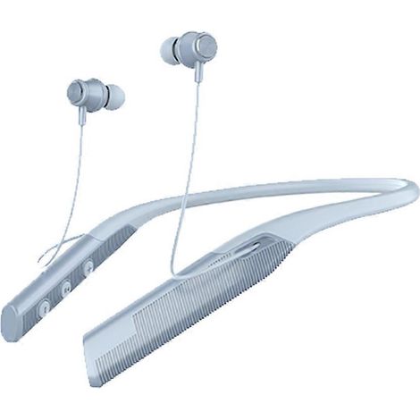 Casque sans fil avec écouteurs magnétiques binauraux, caisson de basses et carte Bluetooth 5.1 pour le sport et les jeux. (1/5)