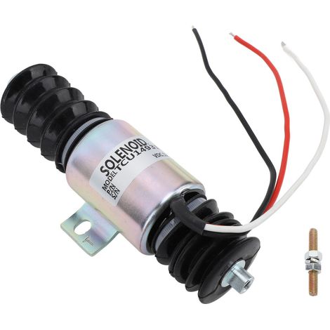 12V 55mm Kraftstoffabsperrventil für elektrische Generatoren und Hydrauliksysteme (1/5)