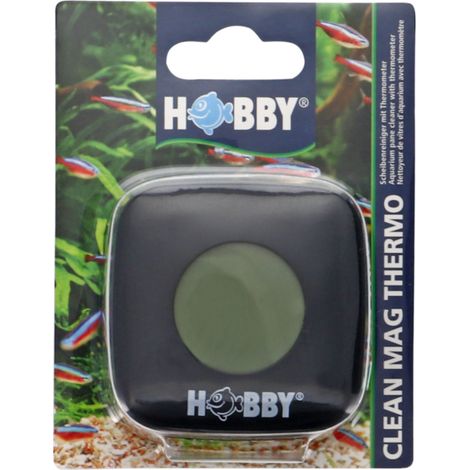 Hobby Clean Mag Thermo - Scheibenreiniger mit Thermometer für Aquarien (1/3)