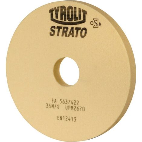 TYROLIT Meule de précision pour rectification plane Strato D x T x H (mm), 350 x 40 x 127