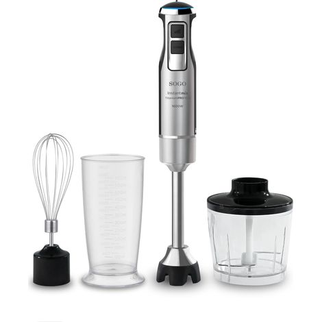 FRULLATORE IMMERSIONE 3ACC. 1600W INOX SOGO