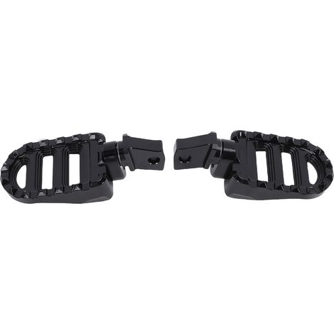 Repose-pieds avant gauche et droit pour moto, en alliage d'aluminium 6063, antidérapants, de remplacement pour R18 Classic 100 Years R18B, noirs (1/5)