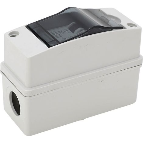 Disjoncteur miniature 2P CC étanche IP65 pour installation photovoltaïque solaire, 90-400 V CA / 12-400 V CC, 6 A (1/5)