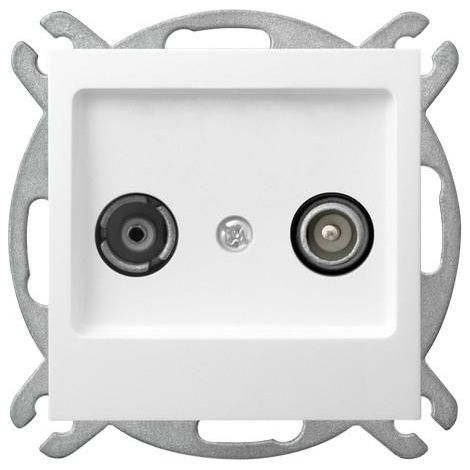 Prise antenne Ospel GPA-14GP/m/00 14dB gain montage affleurant