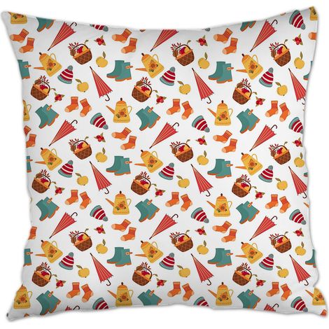 Housse de coussin 45x45 cm en polyester lavable pour décoration de maison et de chambre à coucher de la saint-valentin (1/5)