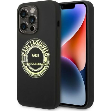 iPhone 14 Pro Karl Lagerfeld Hartschalenetui Schwarz (1/5)