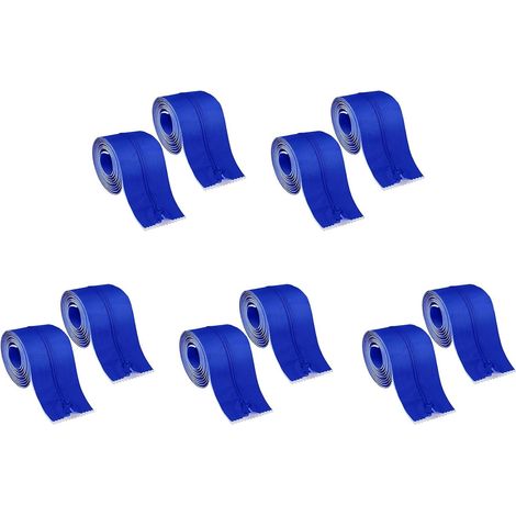 10 Rouleaux de Fermeture à Glissière Robuste Anti-Poussière, Fermeture à Glissière de Construction de 3 Pouces X 7 Pieds, Fermeture à Glissière Auto-Adhésive Utilisée pour la Serre (1/5)