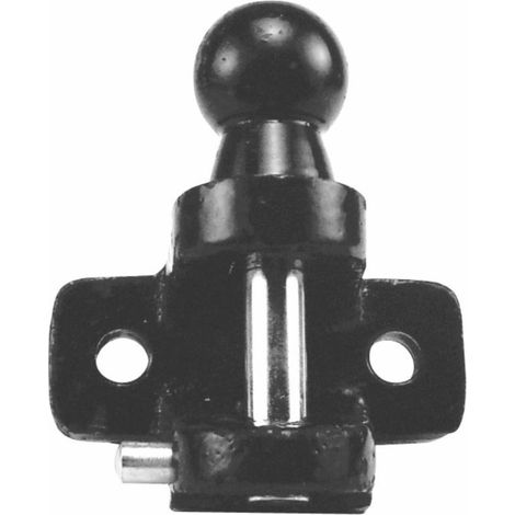 Lem Select – Attelage mixte boule crochet 1500 Kg – Masse tractable 1500 Kg – Fixation 2 trous Ø 16.5 mm – Platine à boulonner 135 x 51 mm