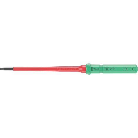 Wera Kraftform Kompakt VDE 67 i TX 10 x 157 mm TIE Elettricisti TORX Lama intercambiabile per giraviti TX 10 (1/5)
