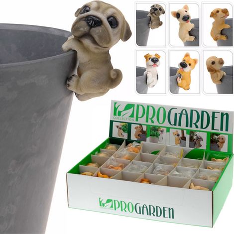 PERRO DECORACION MACETA