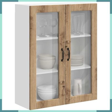 885164 Meuble mural de cuisine Chêne artisanal 80 x 31 x 100 cm (1/5)