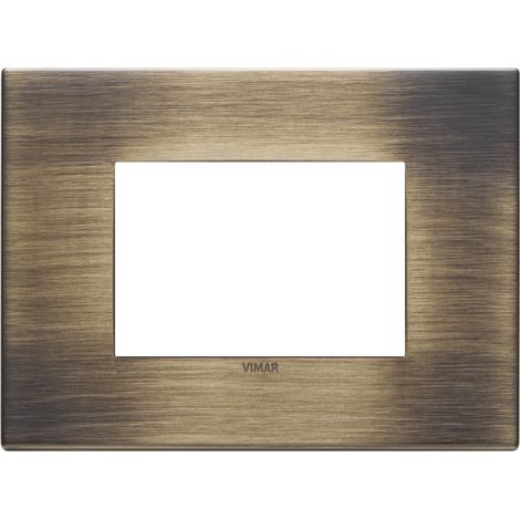 Placca 3M bronzo antico spazzolato Vimar  22653.87
