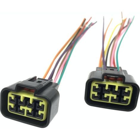Compatible avec le connecteur du module de commande de porte Luxgen U7, FAW Weizhi, Weile, connecteur de faisceau de phares Geely (1/4)