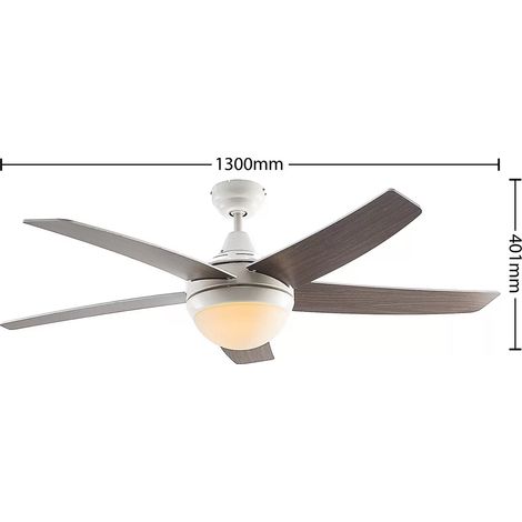 [NEUWERTIG] Starluna Auraya Deckenventilator Decken Ventilator Ventilator Lampe Weiß Eiche B-Ware