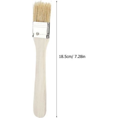 Brosse à barbecue en bois - 2 pièces - légère pour l'extérieur jardin barbecue (1/4)