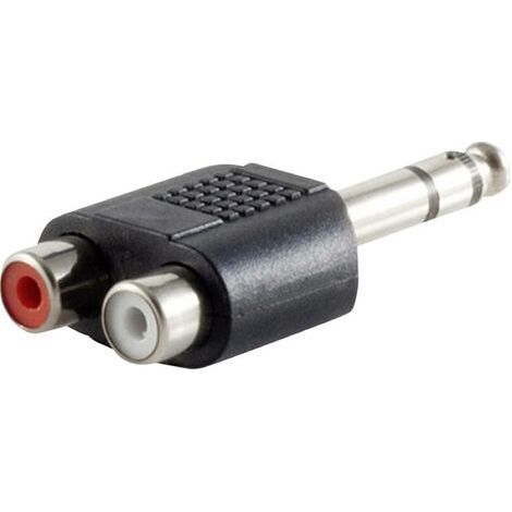 TRU COMPONENTS Adaptateur jack Jack mâle 3.5 mm - Cinch-RCA femelle stéréo Nombre de pôles:3 1 pc(s) S306551 (1/3)
