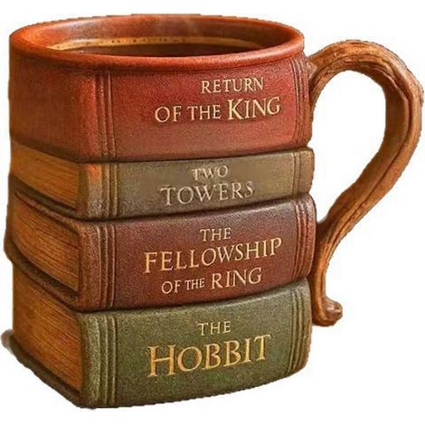 Mug en forme de livre, un objet de collection littéraire, parfait pour les amoureux des livres. (1/5)