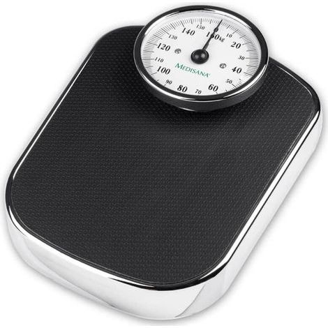 Medisana PS 412 160 kg Retro Badezimmerwaage Schwarz 40426 - Schwarz (1/5)