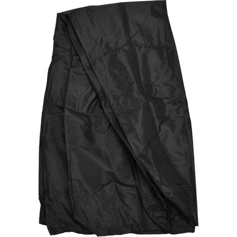 Housse de protection imperméable pour fontaine de jardin, en tissu Oxford 210D enduit d'argent, pour statues et terrasses extérieures (noir).