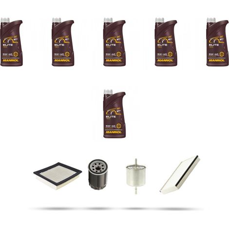Kit tagliando 4 FILTRI e 6L OLIO compatibile con Mazda Tribute 3.0 v6 145kw dal 2000 (1/5)