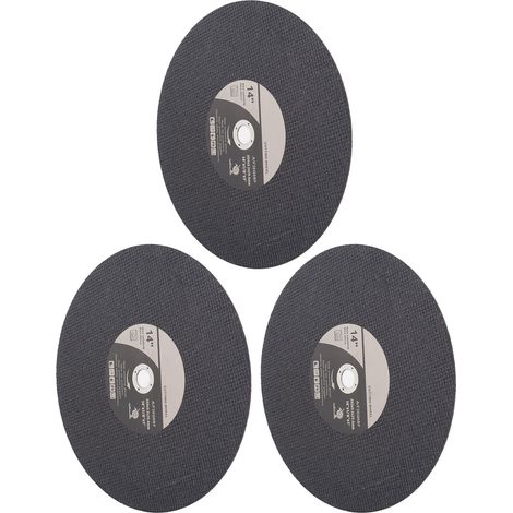 Disque abrasif de 355 mm de diamètre extérieur et 25,4 mm de diamètre intérieur pour meuleuse d'angle, disque de polissage pour métaux et acier inoxydable (1/5)