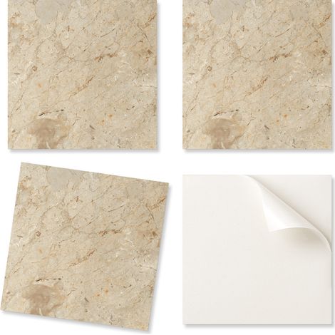 Baldosas de vinilo decorativas con dise帽o de piedra natural para cocina o ba帽o, 20x20x20 cm.