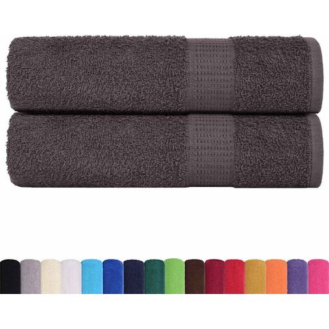 Serviettes de bain FROGN 2 pcs anthracite 100x150 cm 360 g/m²