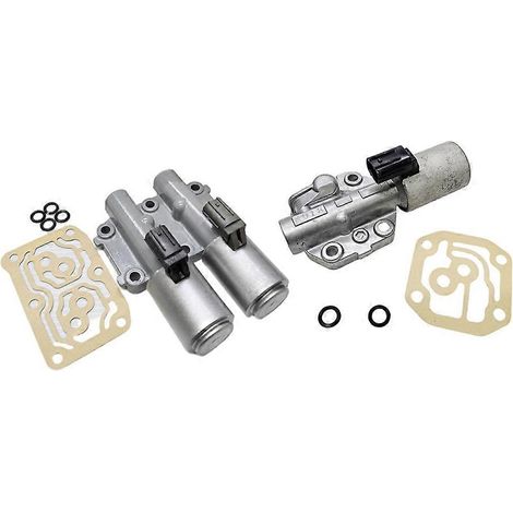 2-teiliger Getriebemagnetventilsatz mit Dichtung für Honda CR-V Accord Acura 28260-PRP-014/28250-RPC-003 (1/5)