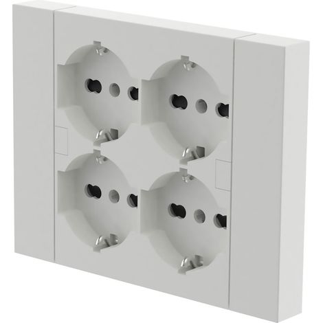 Multipresa da Parete Electraline Colore Bianco