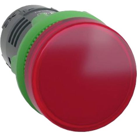 PIL.LUM 230V Monoblock-Rotlichtlampe, ideal für Signal- und Sicherheitszwecke.