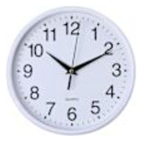 Horloge murale ronde, style simple, horloge à quartz de haute précision fonctionnant sur piles, silencieuse, décoration murale [fw
