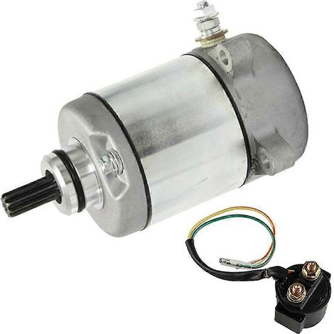 Démarreur avec relais 31200-HM8-003, compatible avec Honda Sportrax TRX250X TRX250EX Recon 250 (2009-2019) et 31200-HM8-A41 (1/5)