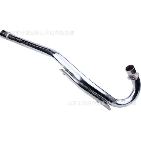 Iron exhaust pipe for 110-140cc off-road motorcycles, CRF70, BBR, TTR, SDG, SSR. (1/4)