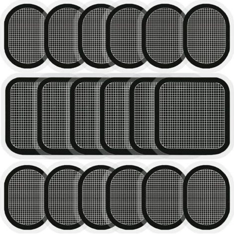 18 Pièces Électrode de Ceinture.Compatible avec Abs Series. Électrode de Rechange pour Ceintures Musculation Abdominales (1/4)