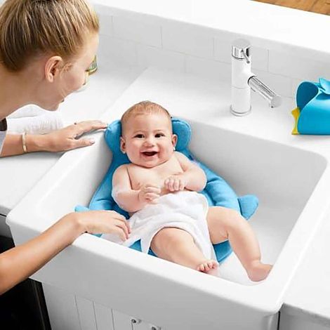 Skip Hop Moby Wal - Tappetino per il bagno dei bambini, colore: Blu (1/5)
