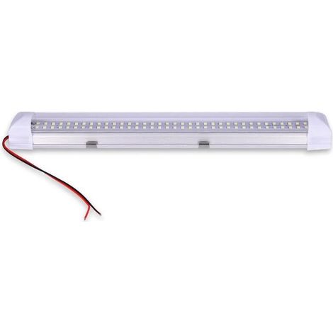 Tubo LED, tubo LED a bassa tensione, luce per vano LED 12V, tubo LED T5 bianco freddo 6000K, striscia LED impermeabile IP45, luce da soffitto per garage LED per officina, seminterrato, bagno, cantina,
