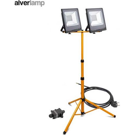Treppiede con due proiettori LED 50W
