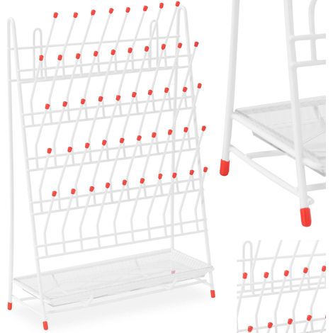Égouttoir de laboratoire - Steinberg Systems - 48 emplacements - Bac de collecte : 0,52 l (1/5)