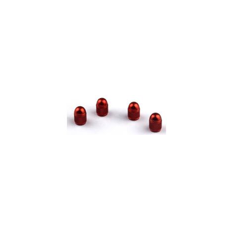 Bouchon de valve de pneu de voiture flexible en alliage d'aluminium5 (rouge) (1/2)