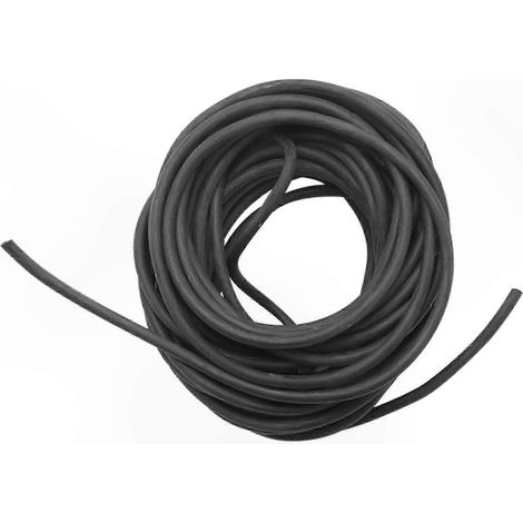 10 Meter langes elastisches Fitnessseil, robustes schwarzes Widerstandsband, strapazierfähiges Trainingsband für Krafttraining und Dehnung (1/5)